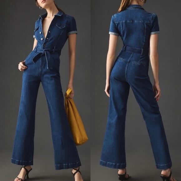 PAIGE Pants - Paige Anessa Denim Jean Jumpsuit